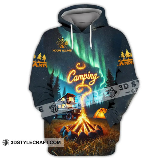 Unisex Shirt - Custom Text Shirt Camping style option 2