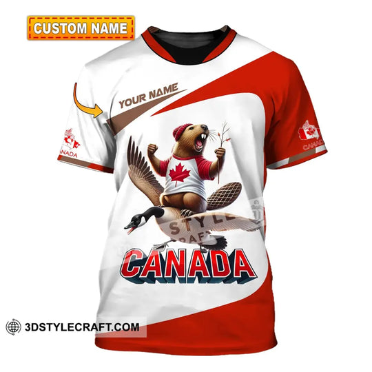 Unisex Shirt - Custom Text Shirt Canada style option 1