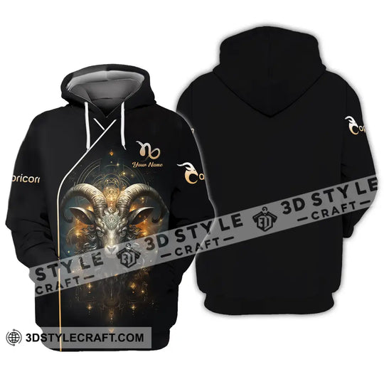 Unisex Shirt - Custom Text Shirt Capricorn style option 3