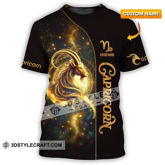 Unisex Shirt - Custom Text Shirt Capricorn style option 1