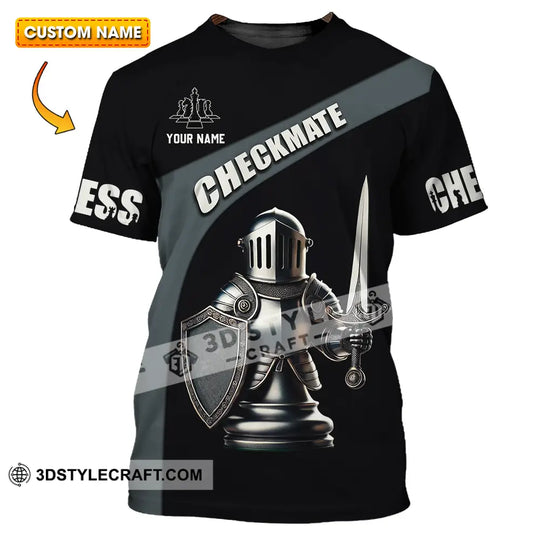 Unisex Shirt - Custom Text Shirt Checkmate style option 1
