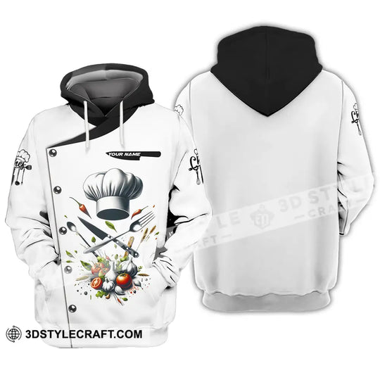 Unisex Shirt - Custom Text Chef Shirt style option 3