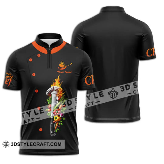 Unisex Shirt - Custom Text Shirt Chef style option 2
