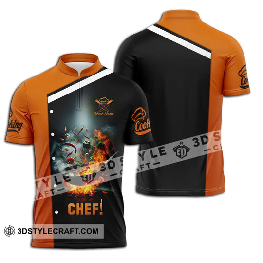 Unisex Shirt - Custom Text Shirt Chef style option 2