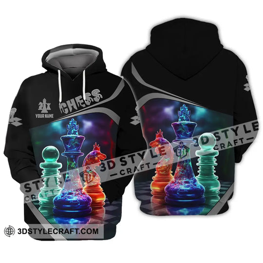 Unisex Shirt - Custom Text Shirt Chess style option 3
