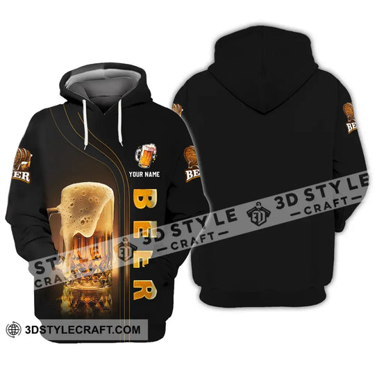 Unisex Shirt - Custom Text Shirt Chill With Beer style option 3