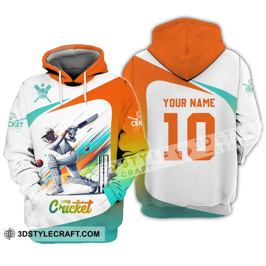 Unisex Shirt - Custom Text Shirt, Cricket  Shirt style option 3