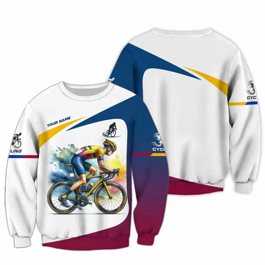 Unisex Shirt - Custom Text Shirt Cycling style option 3
