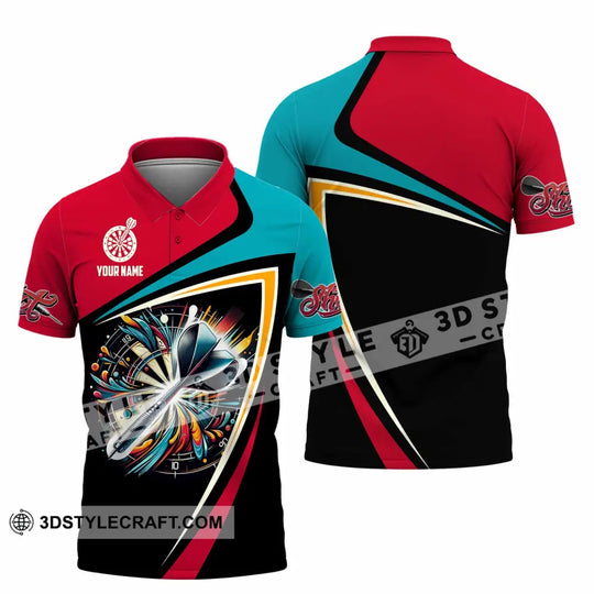 Unisex Shirt - Custom Text Shirt, Dart Shirt style option 2
