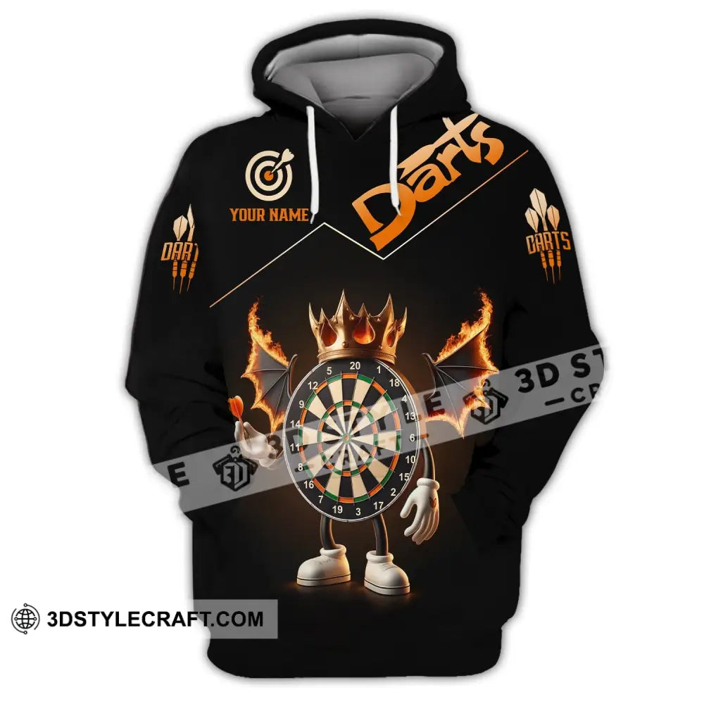 Unisex Shirt - Custom Text Darts Hoodie / S T-Shirt