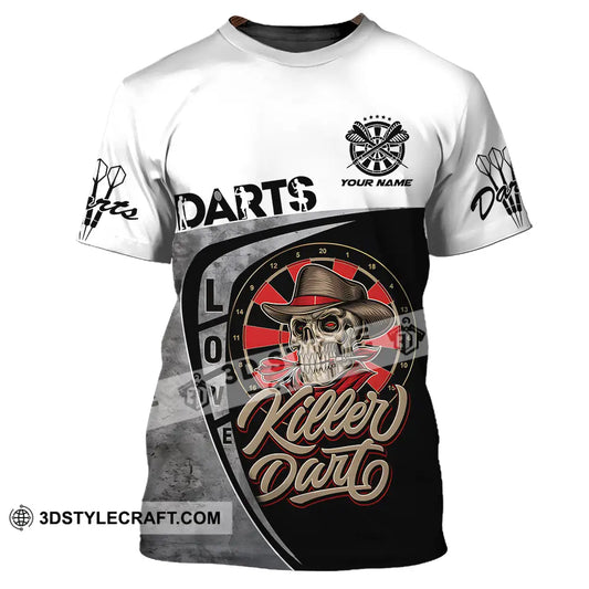 Unisex Shirt - Custom Text Darts Player Sport Killer T-Shirt / S T-Shirt