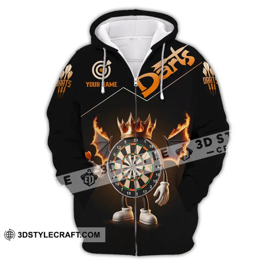 Unisex Shirt - Custom Text Shirt Darts style option 3