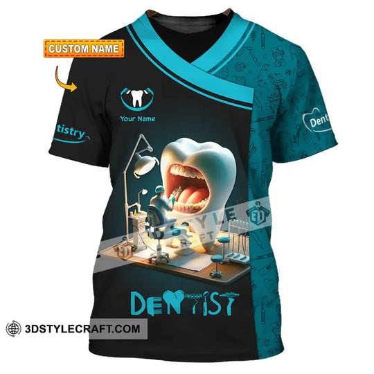 Unisex Shirt - Custom Text Dentist Shirt style option 1
