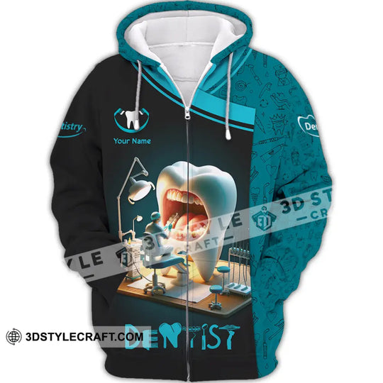 Unisex Shirt - Custom Text Dentist Shirt style option 2