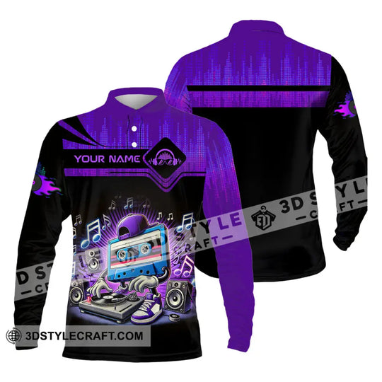 Unisex Shirt - Custom Text Shirt, Disc Jockey Shirt style option 3