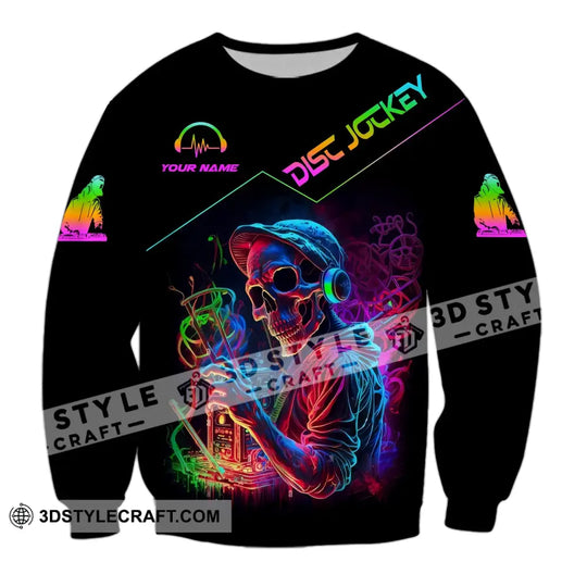 Unisex Shirt - Custom Text Shirt Disc Jockey style option 4