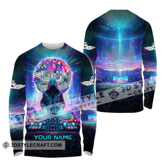 Unisex Shirt - Custom Text Shirt Disc Jockey style option 4