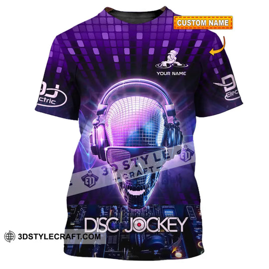 Unisex Shirt - Custom Text Shirt Disc Jockey style option 1