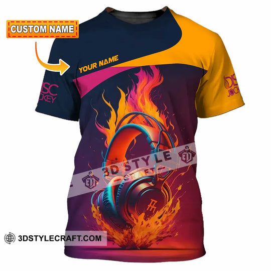 Unisex Shirt - Custom Text Shirt Disc Jockey style option 1