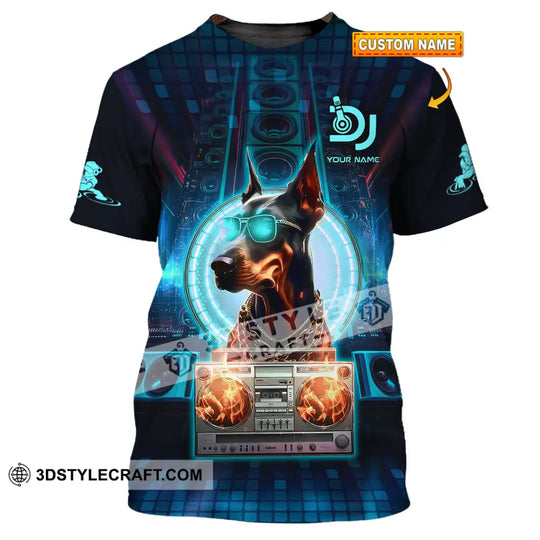Unisex Shirt - Custom Text Shirt Disc Jockey style option 1