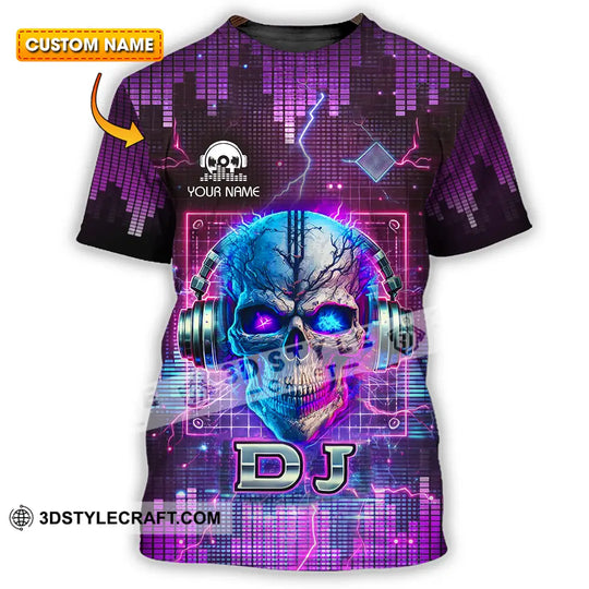 Unisex Shirt - Custom Text Shirt Disc Jockey style option 1