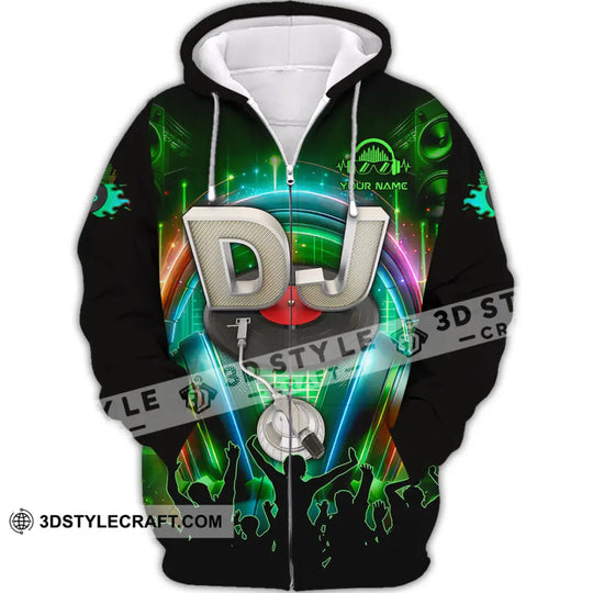 Unisex Shirt - Custom Text Shirt, Disc Jockey Shirt style option 2