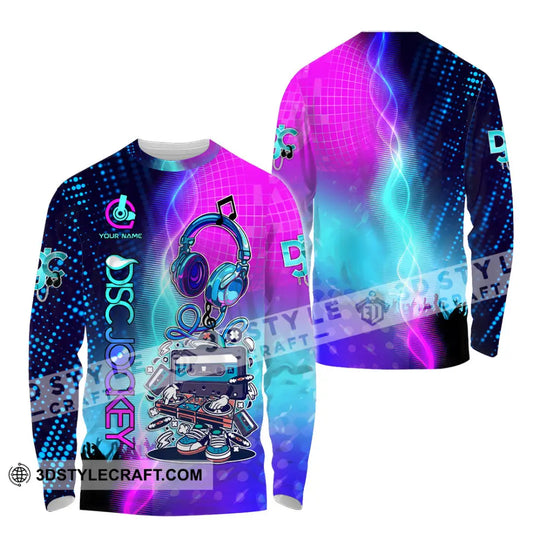 Unisex Shirt - Custom Text Shirt, DJ Shirt style option 4