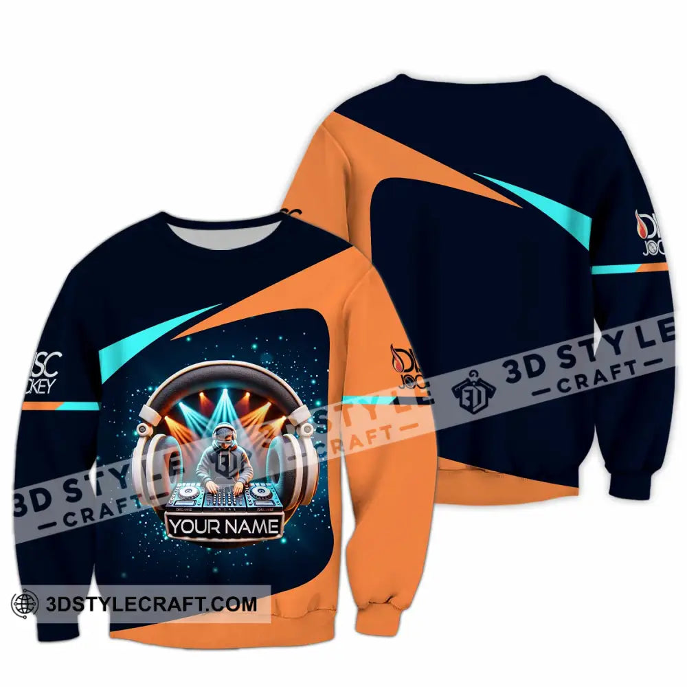 Unisex Shirt - Custom Text Shirt DJ Shirt Long Sleeve / S T-shirt