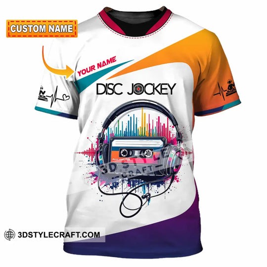 Unisex Shirt - Custom Text Shirt, DJ Shirt style option 1