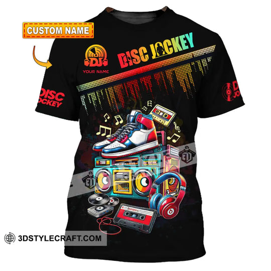 Unisex Shirt - Custom Text Shirt, DJ Shirt style option 1