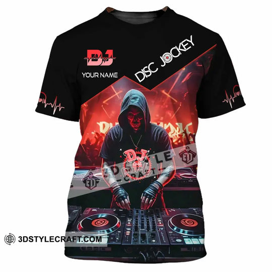 Unisex Shirt - Custom Text Shirt DJ style option 2