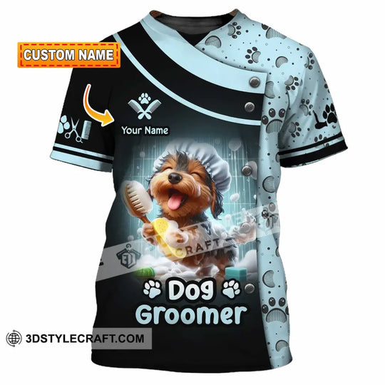 Unisex Shirt - Custom Text Shirt, Dog Groomer Shirt style option 1