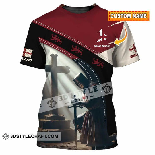 Unisex Shirt - Custom Text Shirt England Guardian style option 1