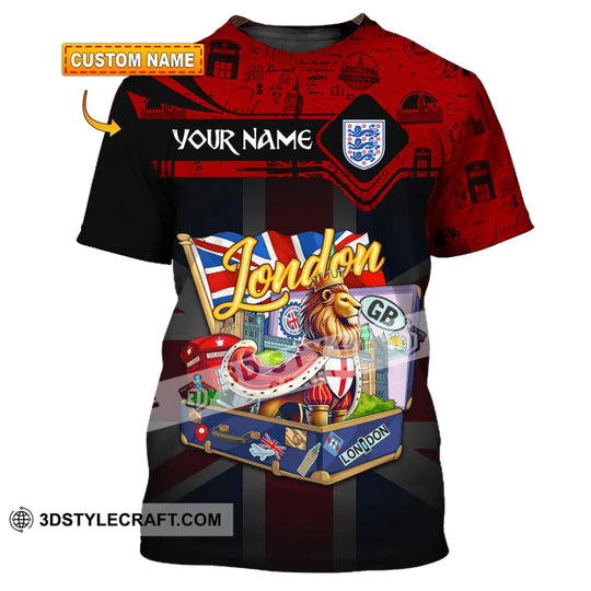 Unisex Shirt - Custom Text Shirt, England Shirt style option 1