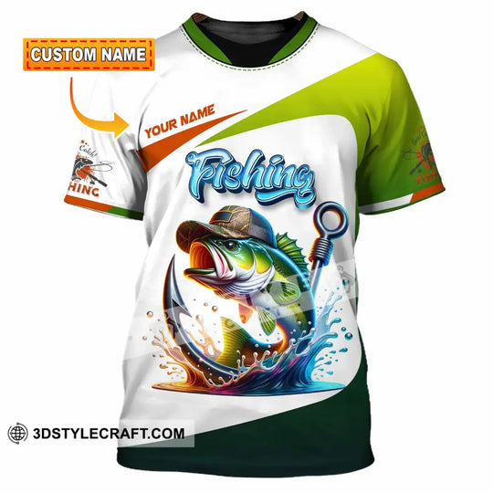 Unisex Shirt - Custom Text Shirt, Fishing Lover style option 1