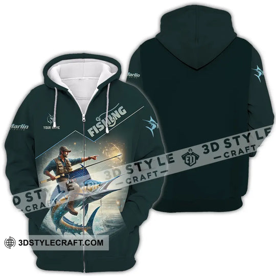Unisex Shirt - Custom Text Shirt Fishing style option 4