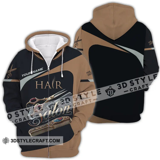 Unisex Shirt - Custom Text Shirt For Hair Salon style option 4