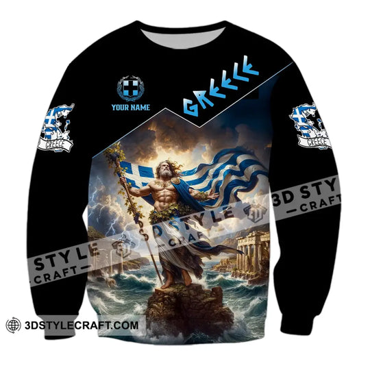 Unisex Shirt - Custom Text Shirt Greece style option 4