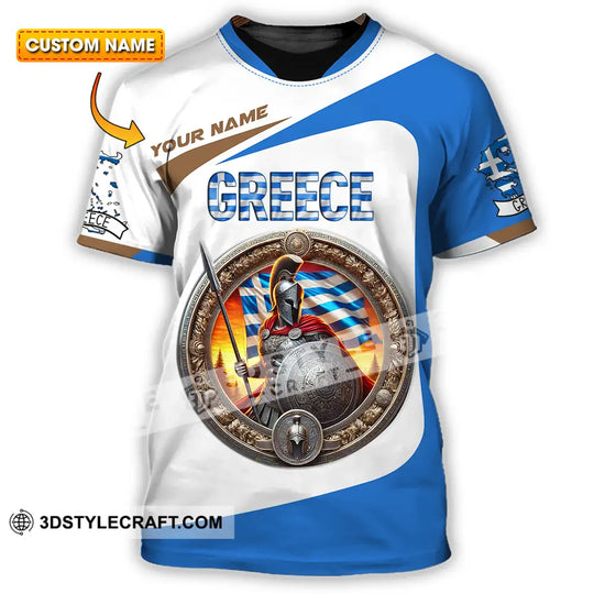 Unisex Shirt - Custom Text Shirt Greece style option 1