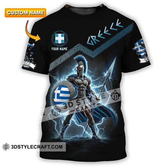 Unisex Shirt - Custom Text Shirt Greece style option 1