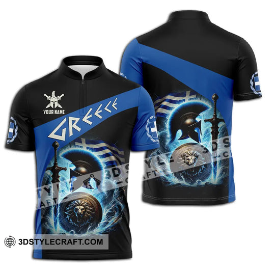 Unisex Shirt - Custom Text Shirt Greece style option 2