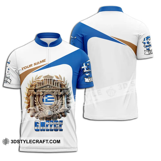 Unisex Shirt - Custom Text Shirt Greece style option 2