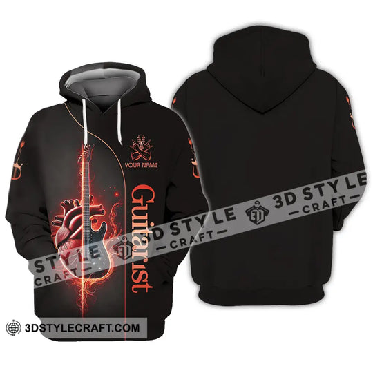 Unisex Shirt - Custom Text Shirt Guitarist style option 3