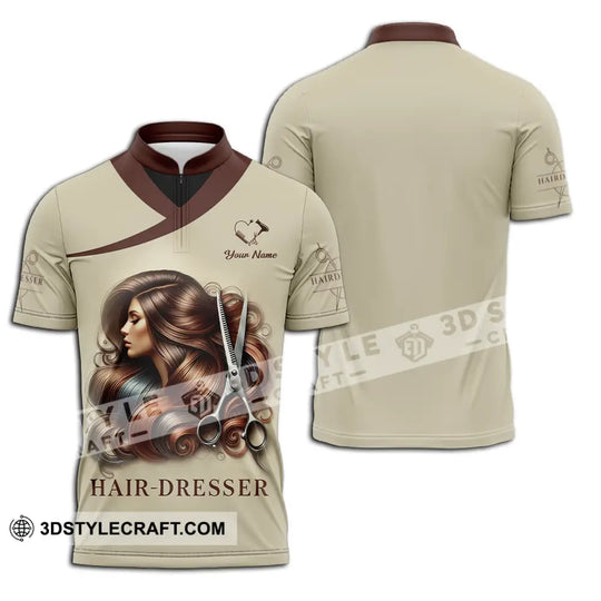 Unisex Shirt - Custom Text Shirt Hair Dresser style option 2
