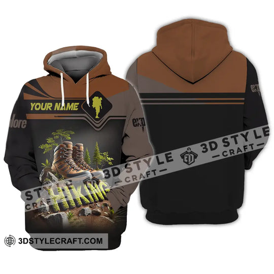 Unisex Shirt - Custom Text Shirt Hiking style option 3
