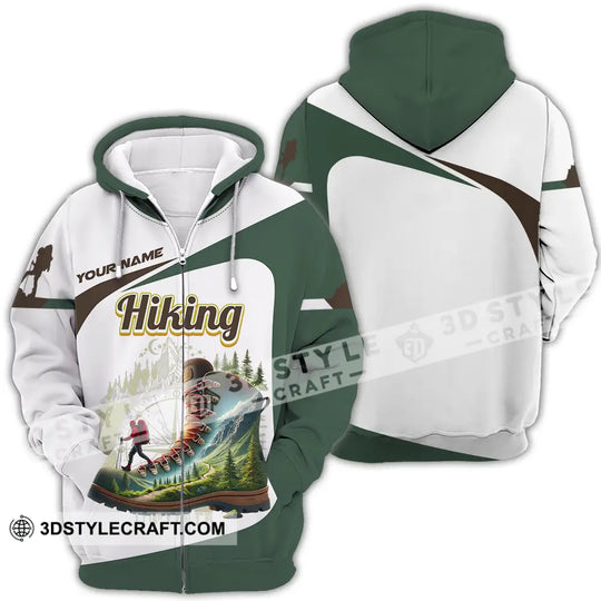 Unisex Shirt - Custom Text Shirt Hiking Lover style option 4