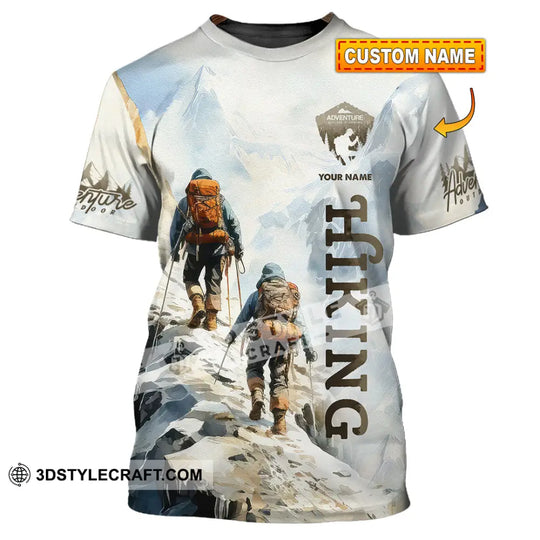 Unisex Shirt - Custom Text Shirt, Hiking style option 1