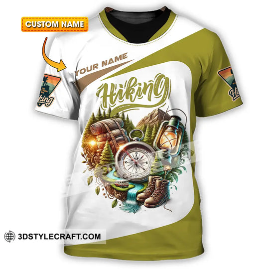 Unisex Shirt - Custom Text Shirt, Hiking Shirt style option 1