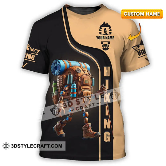 Unisex Shirt - Custom Text Shirt Hiking style option 1