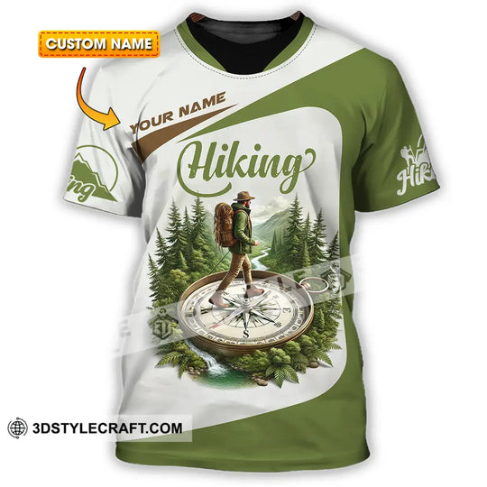 Unisex Shirt - Custom Text Shirt, Hiking Shirt style option 1
